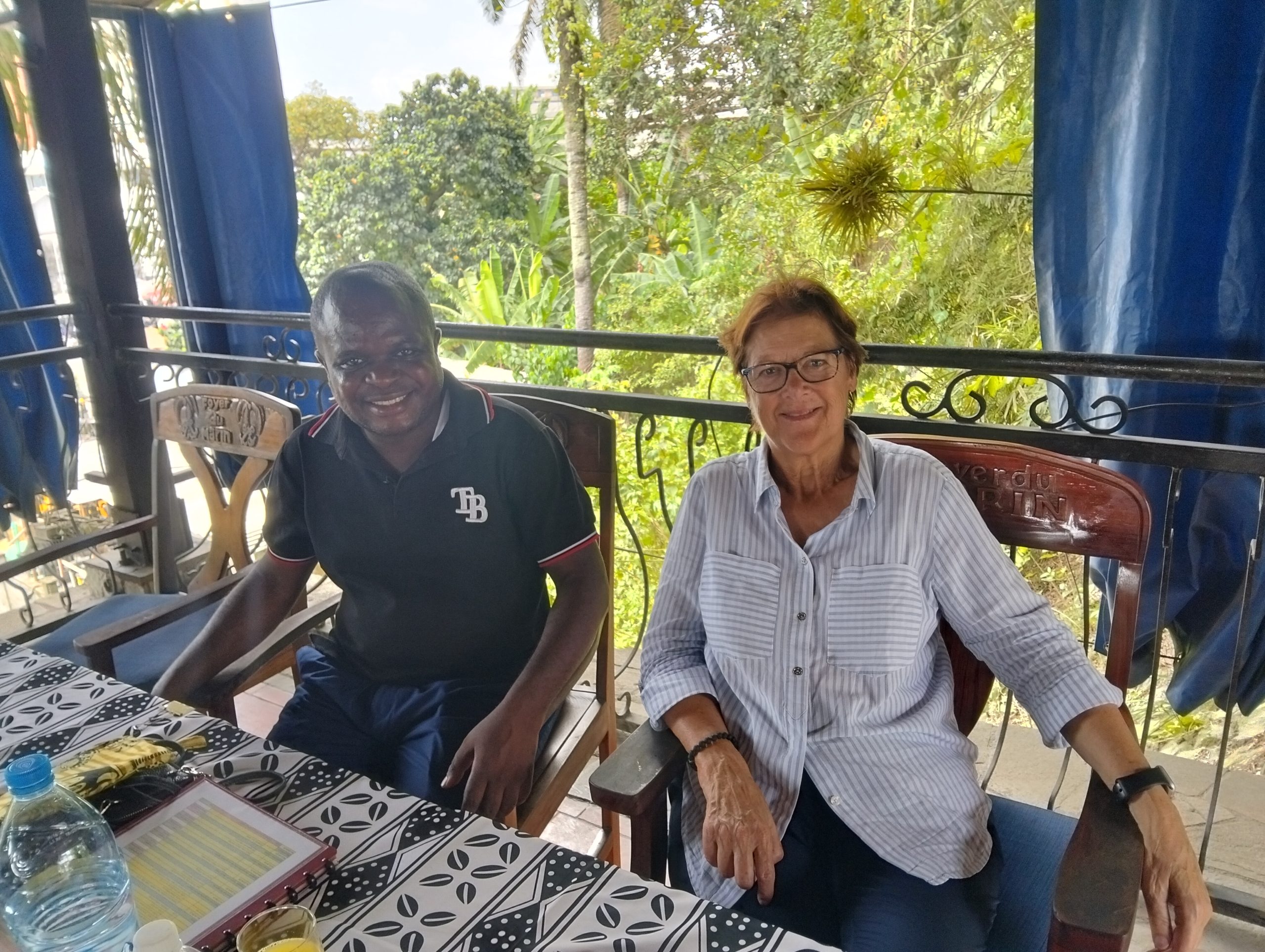 Director of Goodness and Mercy Missions Meets With CEO of Informatik Fur Afrika Switzerland in Douala!
